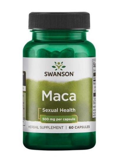 SWANSON MACA EXTRACT 500 MG 60 CAPSULES