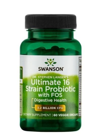 Swanson, Ultimate 16 Strain Probiotic, 60 capsules