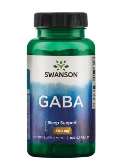 SWANSON GABA 500 MG 100 Capsules