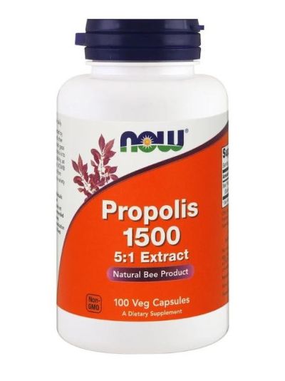 Now Foods Propolis 1500, 100 Veg Capsules