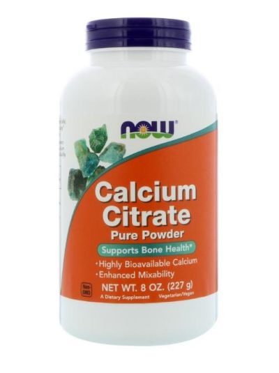 NOW FOODS CALCIUM CITRATE PURE POWDER 227 G