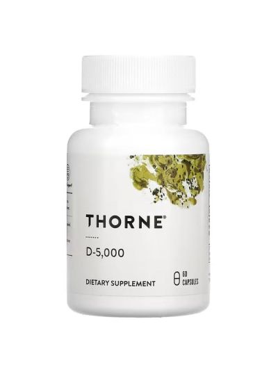 Thorne Research, Vitamin D3, Depot, 5000IU, 60 capsules