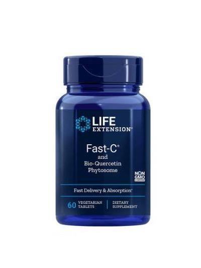 Life Extension Fast-C and Bio-Quercetin Phytosome, 60 vegetarian tablets