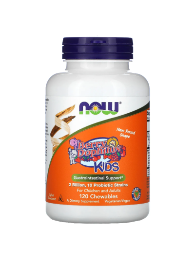 Now Foods Berry Dophilus Children 2 Billion 120 Chewable Tablets