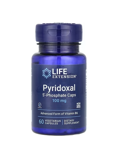 Life Extension  Pyridoxal 5'-Phosphate Caps, 100mg - 60 vcaps