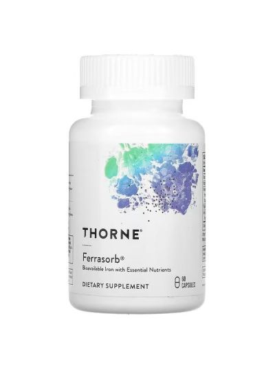Thorne Research, Ferrasorb, 60 Capsules