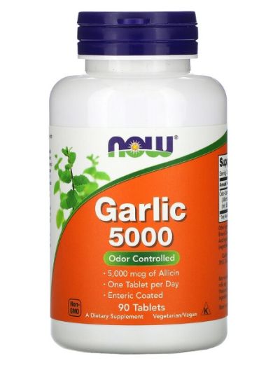 NOW Foods, Garlic 5000, 90 Tablets