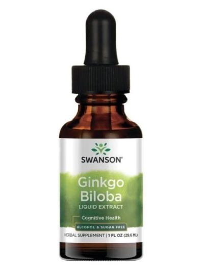 Swanson Premium Ginkgo Biloba Liquid Extract 29.6 ml