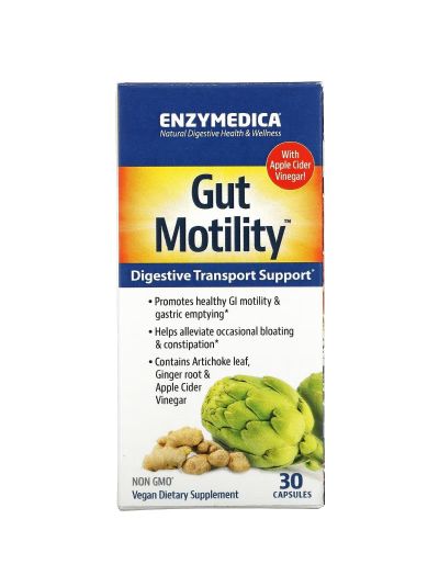 Enzymedica, Gut Motility, Digestive Transport Support, 30 Capsules