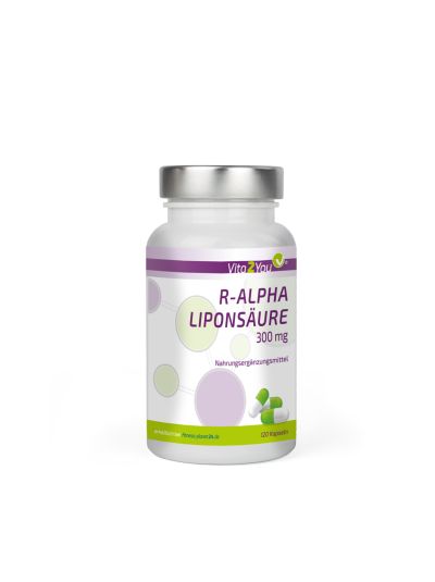 Vita2You R Alpha Lipoic Acid 300mg - High Bioavailability - 120 Capsules