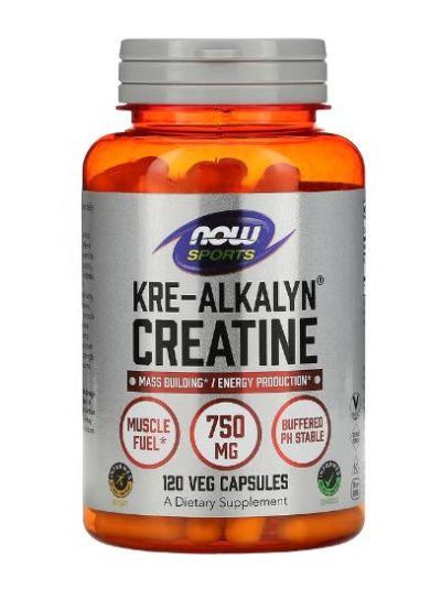 NOW FOODS SPORT KRE-ALKALYN CREATINE, 120 CAPSULES