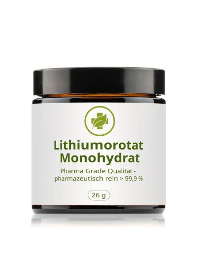 Vitalundfitmit 100 Lithium Orotat (Lithium) >99,9% Pharma Grade 26 g