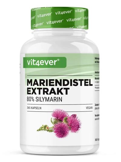 VIT4EVER MILK THISTLE EXTRACT 500 - 500MG -365 CAPSULES