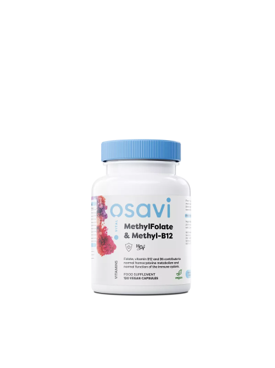 Osavi MethylFolate & Methyl-B12 - 120 vegan caps