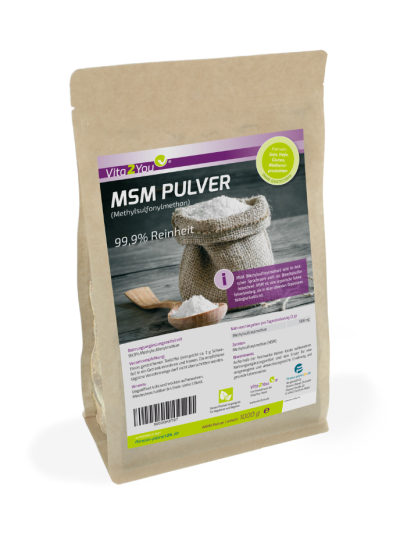 Vita2You MSM Powder 1000g 
