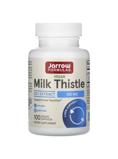 Jarrow Formulas Standardized Milk Thistle, 150 mg, 100 Veggie Caps