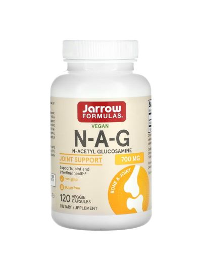 Jarrow Formulas N-A-G, 700 mg, 120 Veggiekapseln