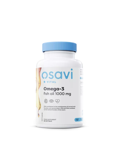 Osavi Omega-3 Fish Oil Molecularly Distilled - 1000mg - 60 softgels
