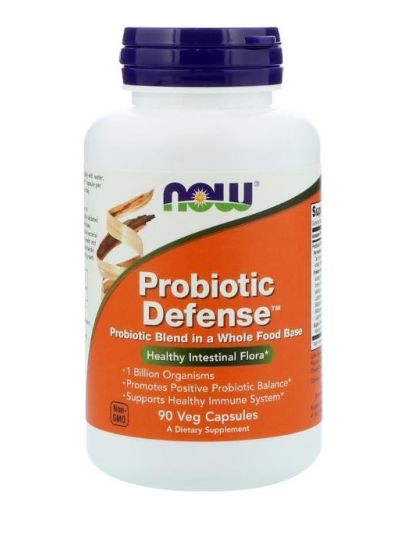 NOW FOODS PROBIOTIC DEFENSE 90 VEG. CAPSULES