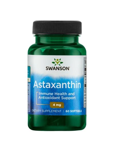SWANSON ASTAXANTHIN 4 MG 60 CAPS