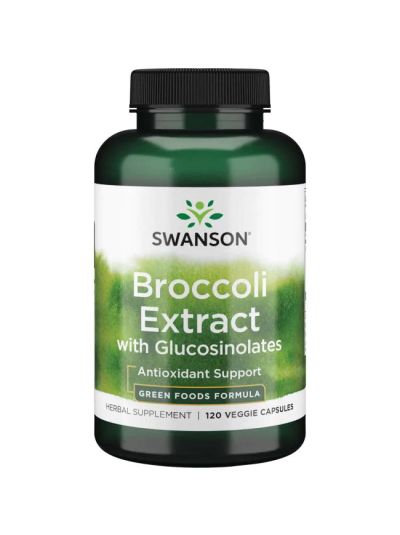 Swanson Broccoli Extract with Glucosinolates 600 mg 120 Veg Caps