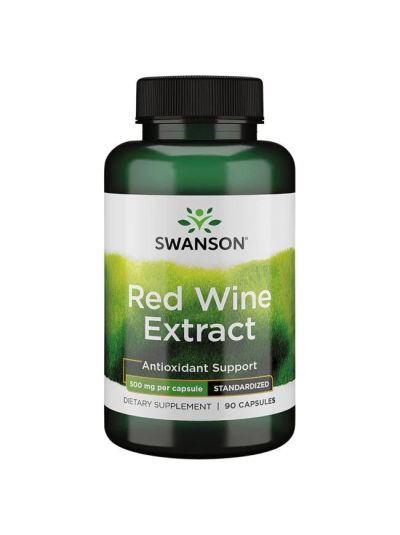 Swanson Red Wine Extract 500 mg 90 Caps