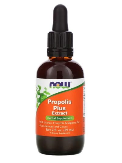 NOW FOODS, BEE PROPOLIS PLUS EXTRACT, 2 FL OZ (60 ML)