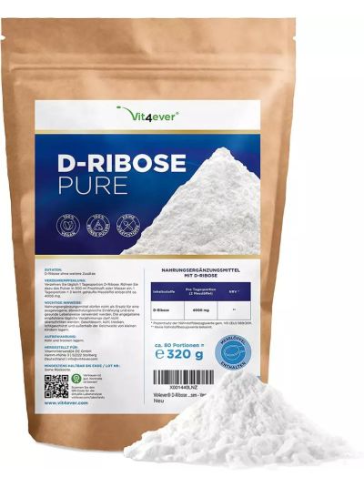 Vit4ever D-Ribose, without additives, 320g