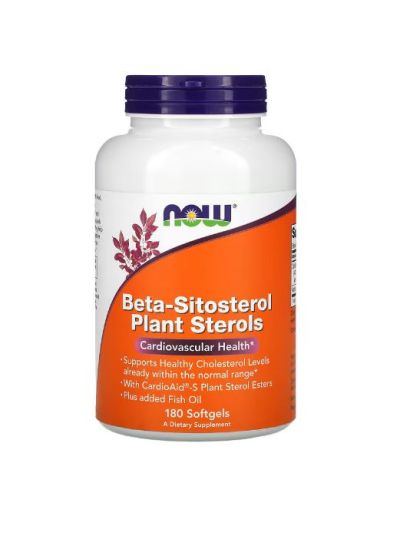 NOW FOODS BETA-SITOSTEROL PLANT STEROLS, 180 SOFTGELS