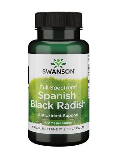 Swanson  Full Spectrum Spanish Black Radish, 500mg - 60 caps