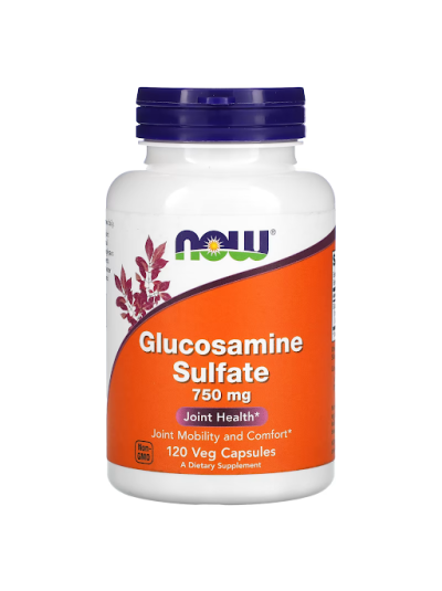 NOW Foods, Glucosamine Sulfate, 750 mg, 120 Veg Capsules
