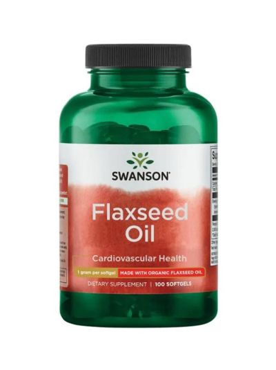 SWANSON LINSEED OIL (OMEGATRU) 1000MG 100 SOFTGELS