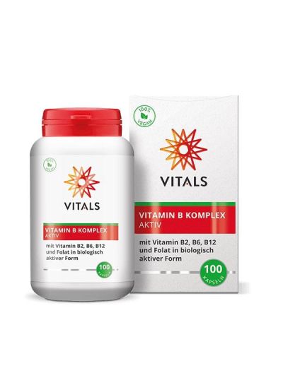 Vitals VITAMIN B COMPLEX ACTIVE 100 Capsules