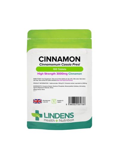 Lindens Cinnamon (Cinnamon) 3000 mg (100 tablets) 