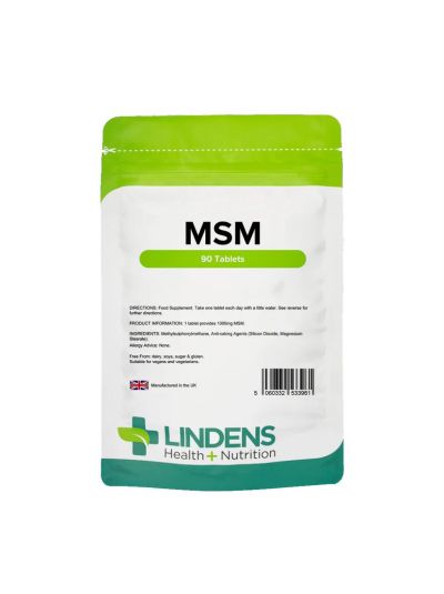 Lindens MSM (Methylsulphonylmethane) 1000 mg (90 tablets) 
