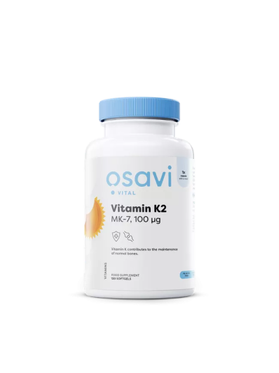 Osavi Vitamin K2 MK-7 - 100mcg - 120 softgels
