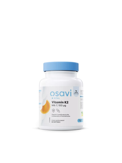 Osavi Vitamin K2 MK-7 - 100mcg - 60 softgels
