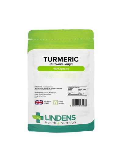 Lindens Turmeric 500 mg with Black Pepper and Copper (100 Tablets)